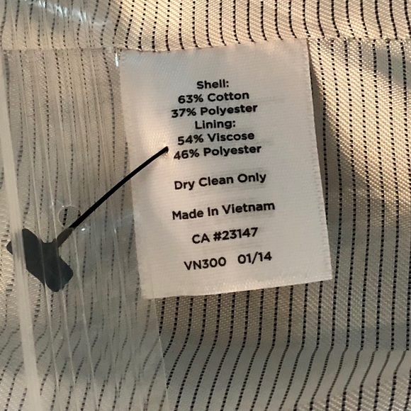 Talbots Petites Black & White Blazer Size 2P NWT - Picture 8 of 9